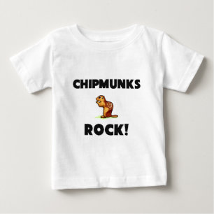 Chipmunks-Felsen Baby T-shirt
