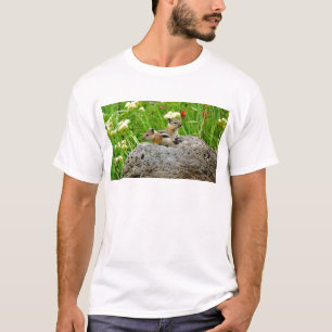 Chipmunks und Wildblumen T-Shirt