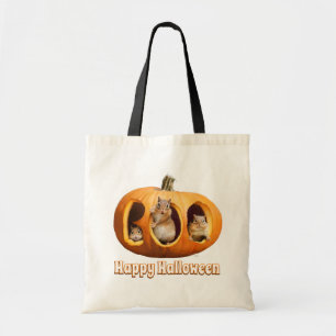 Chipmunkte Inside Boo Jack-o-Lantern Tragetasche