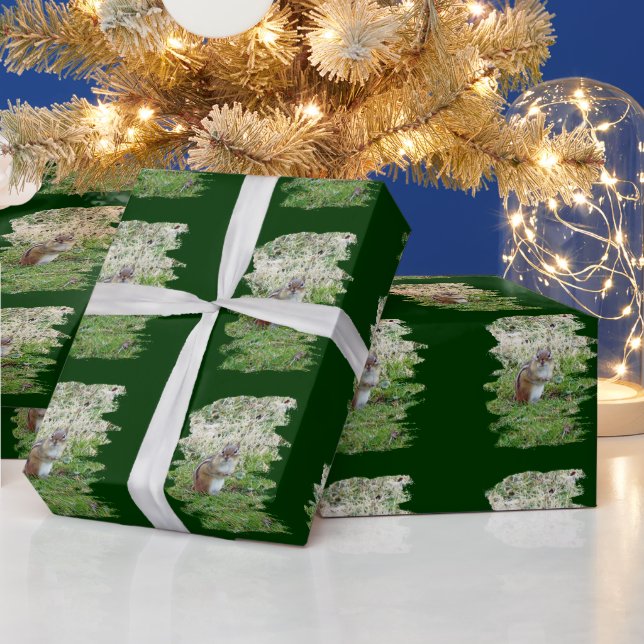 Chipper Little Chipmunk - Packpapier (Feiertage)