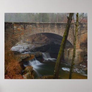 Chippewa Creek Falls im Cleveland Metro Parks Poster