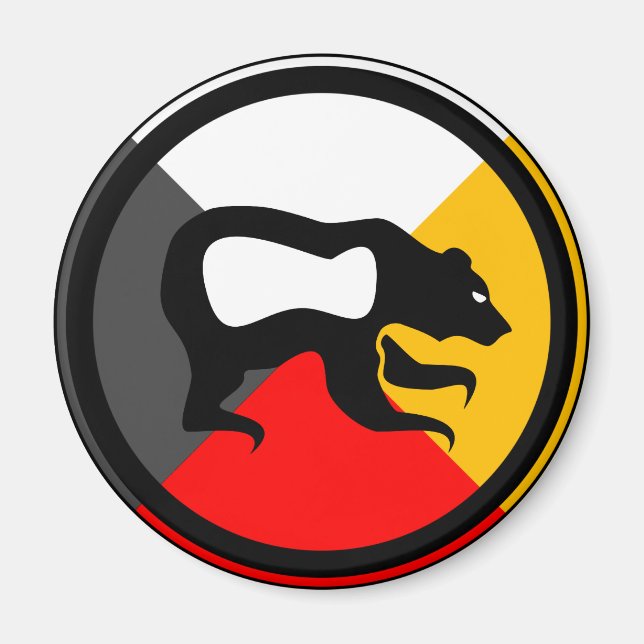 Chippewa Dodem Makwa Magnet (Vorne)