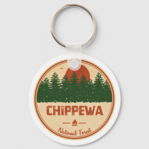 Chippewa-Nationalwald Schlüsselanhänger