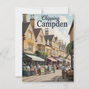 Chipping Campden Vintage Postkarte