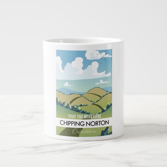 Chipping Norton Oxfordshire Jumbo-Tasse (Vorderseite)