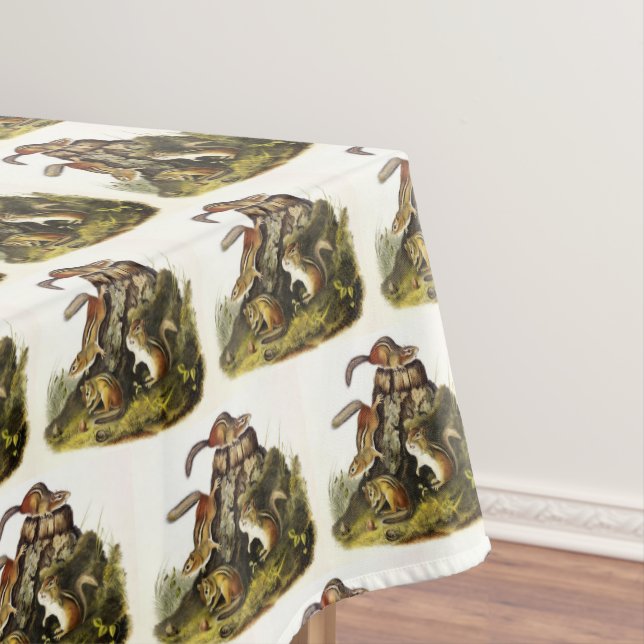 Chipping Squirrel ( Eastern Chipmunk ) von Audubon Tischdecke (Beispiel)