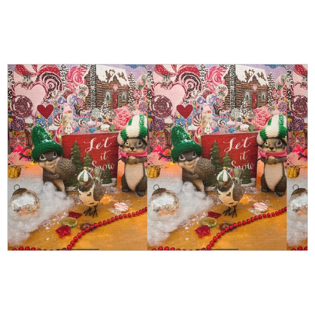 Chippy Christmas Fun! Stoff (Fat Quarter (45,7 x 55,9 cm))