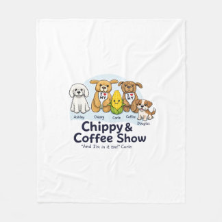 Chippy&Coffee Show Kuscheldecke Fleecedecke