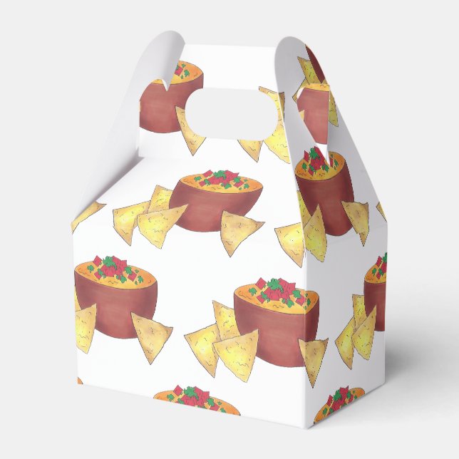 Chips Chili Con Queso Blanco Nachos Käsedip Geschenkschachtel (Vorderseite)