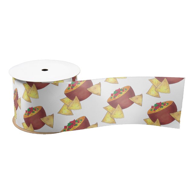 Chips Chili Con Queso Blanco Nachos Käsedip Satinband (Spule)