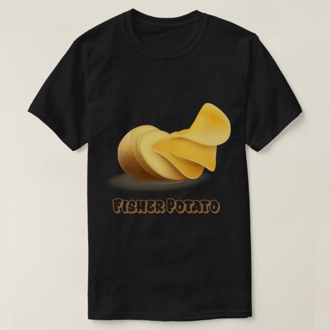 Chips, Fun Potato, Fisher Potato T-Shirt (Design vorne)