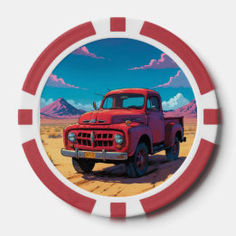 Chips für klassischen amerikanischen Lieferwagen P