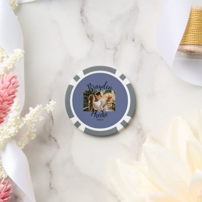 Chips für personalisierte Hochzeiten Poker (Hochzeit)