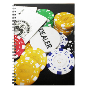 Chips Gambling Casino Gewinnen Spiel Luck Risiko W Notizblock