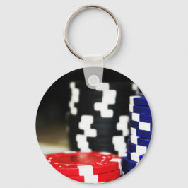 Chips Gambling Casino Gewinnen Spiel Luck Risiko W Schlüsselanhänger