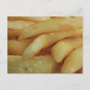 Chips/Pommes frites Postkarte