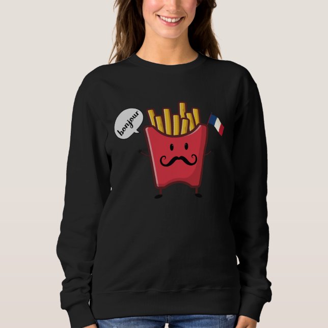 chips say bonjour sweatshirt (Vorderseite)