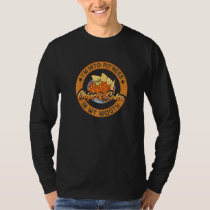 Chips und Salsa Bowl Disco Queso mexikanisches Ess T-Shirt