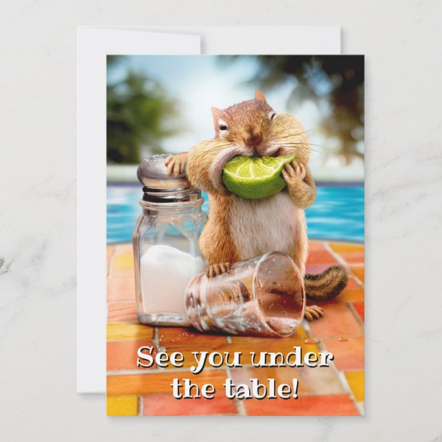 Chipsatz mit Limonen Einladung (Vorderseite)