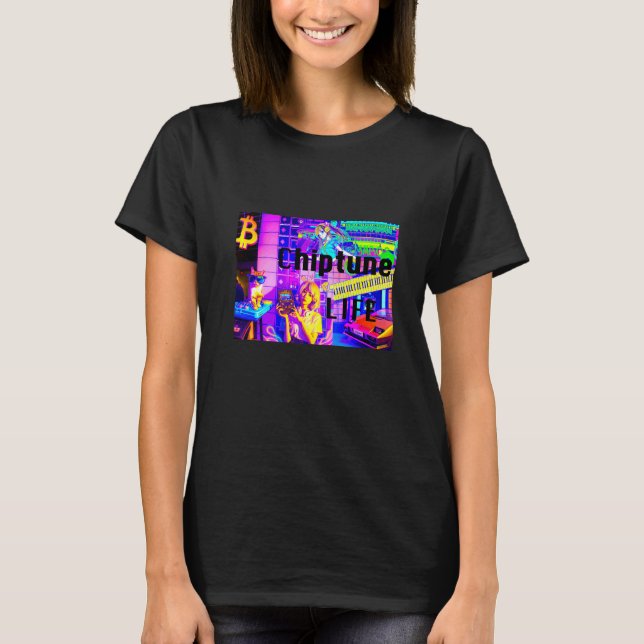 Chiptune-Leben   T-Shirt (Vorderseite)