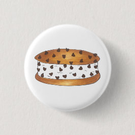 Chipwich Chocolate Chip Cookie Ice Creme Sandwich Button