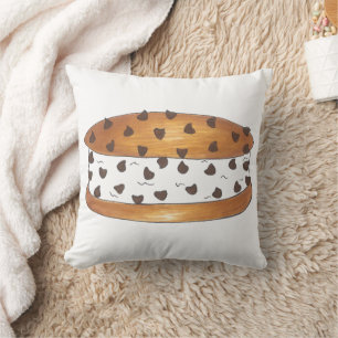 Chipwich Chocolate Chip Cookie Ice Creme Sandwich Kissen