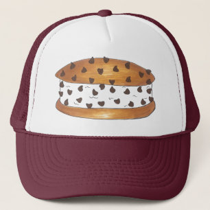 Chipwich Chocolate Chip Ice Creme Sandwich Hat Truckerkappe