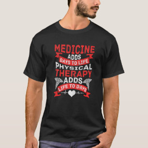 Chir der Physiotherapeutin Rede und Massage T-Shirt