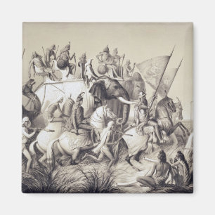 Chir Singh, Maharaja der Sikhs mit dem König Magnet