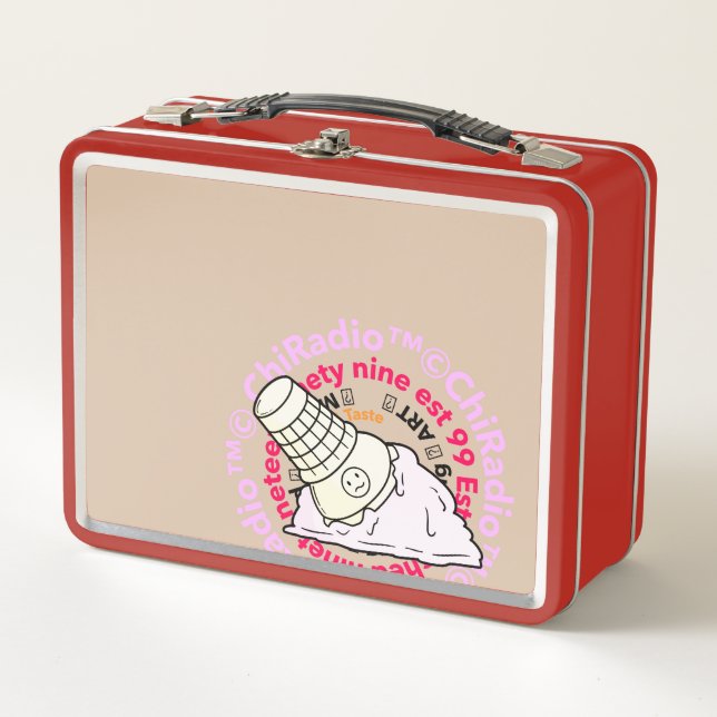 ChiRadio LLC IceCream Logo Lunch Box (Vorderseite)