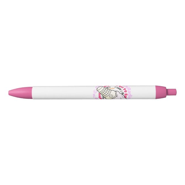 ChiRadio LLC ™ IceCream LOGO Pink PEN Kugelschreiber (Vorderseite)
