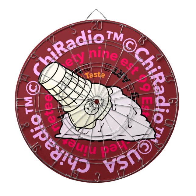 ChiRadioLLC ™ IceCream Dartscheibe (vorne)