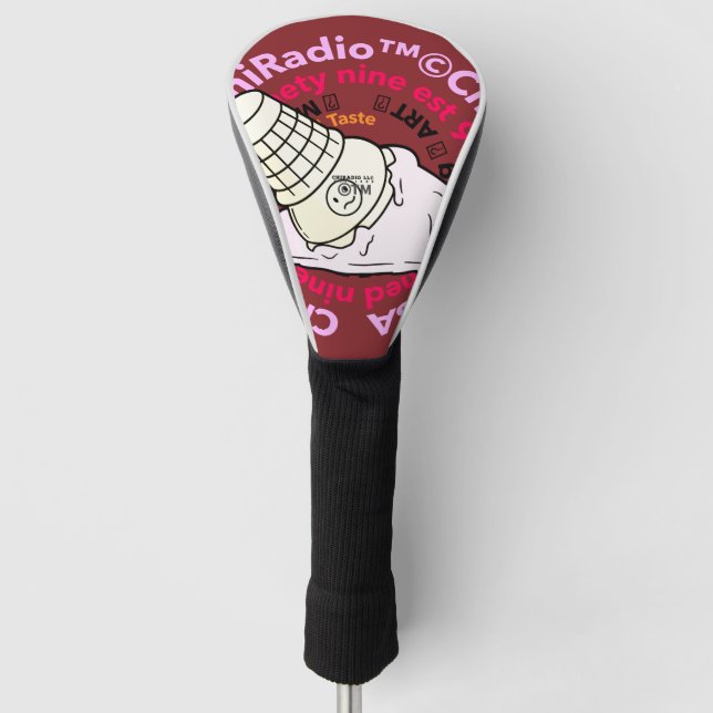 ChiRadioLLC ™ IceCream Golf Headcover (Vorderseite)