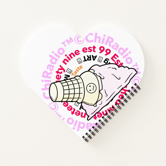 ChiRadioLLC ™ IceCream Notizbuch (Rückseite)