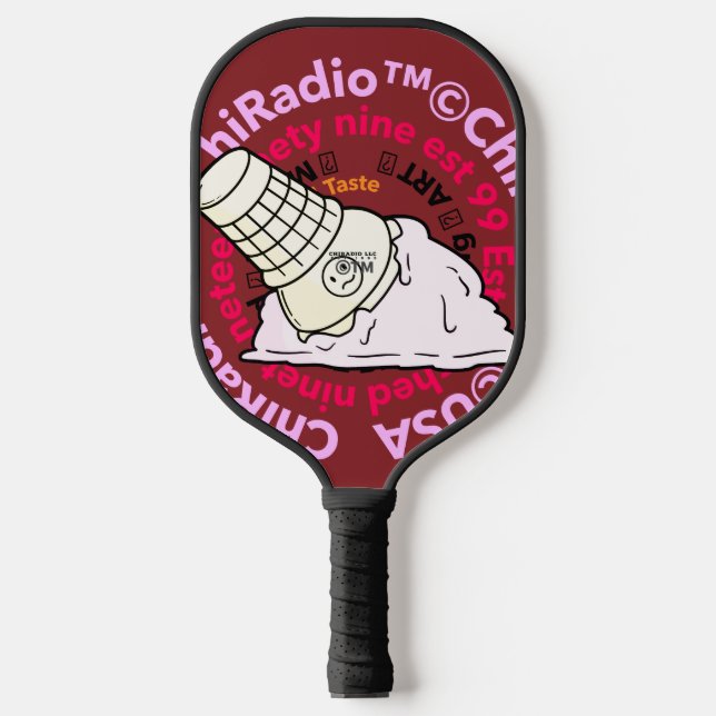 ChiRadioLLC ™ IceCream Pickleball Schläger (Vorderseite)
