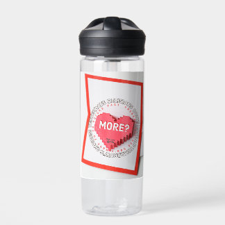 ChiRadioLLC™ Inspirierende Nachricht Wasserflasche Trinkflasche