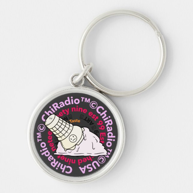 ChiradioLLC ™ TrinketTray Schlüsselanhänger (Vorne)