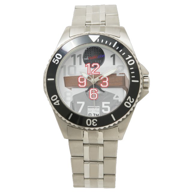 ChiRadioLLC™ Watch design by www.djelove.com Armbanduhr (Vorderseite)