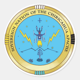 Chiricahua Apache National Foundation Runder Aufkleber