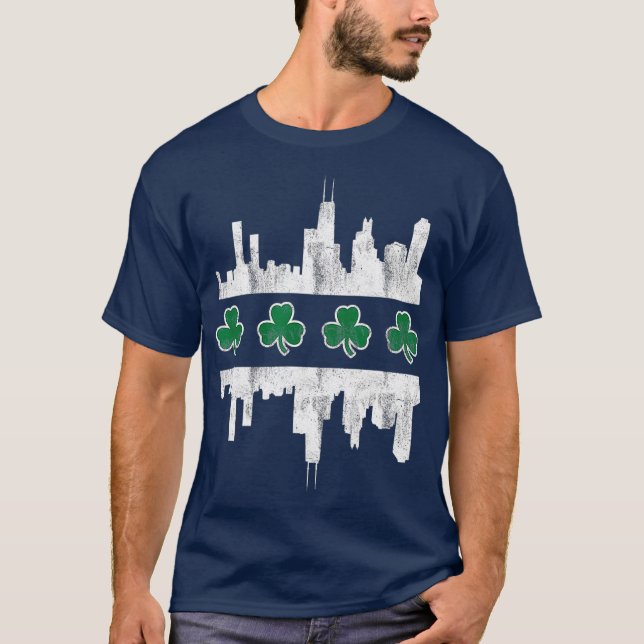Chirish Southside Irish St Patricks Day Chicago T-Shirt (Vorderseite)