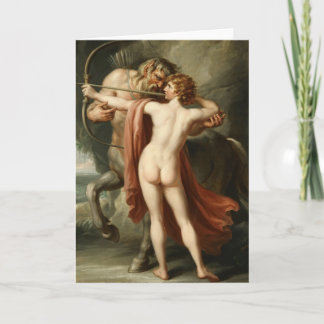 Chiron Instructing Achilles Fine Art Card Karte