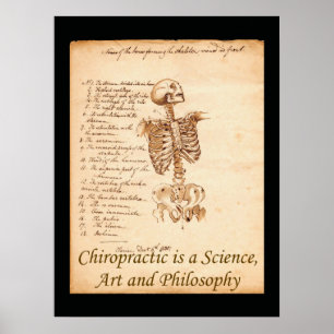Chiropracic Art Quote Poster