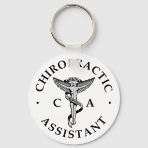 Chiropractic Assistant Logo Schlüsselanhänger