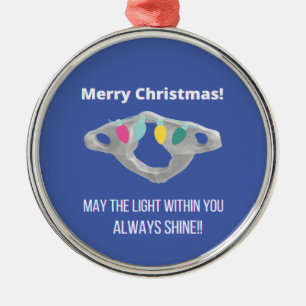 Chiropractic Frohe Weihnachten! Ornament Aus Metall