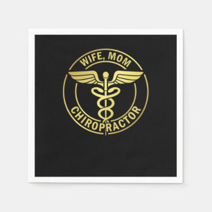 Chiropractic Spine Doctor Physical Therapist Gift Serviette