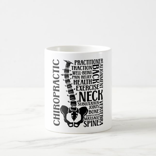 Chiropractic Spine Therapist Chiro Chiropractor Kaffeetasse (Mittel)
