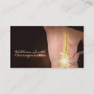 Chiropractor Business Card Visitenkarte