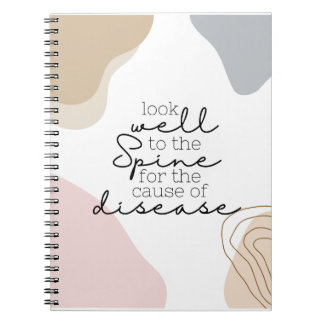 Chiropraktik, Chiropraktiker, Foto-Notebook Notizblock