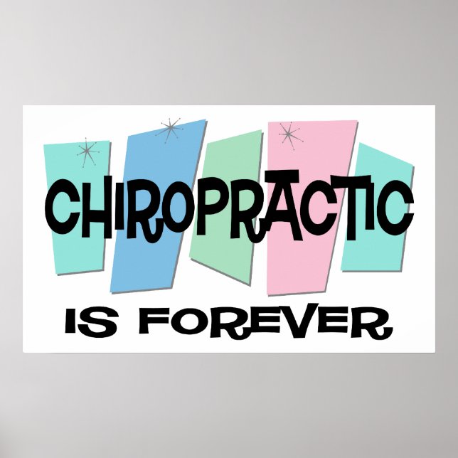 Chiropraktik ist für immer poster (Vorne)