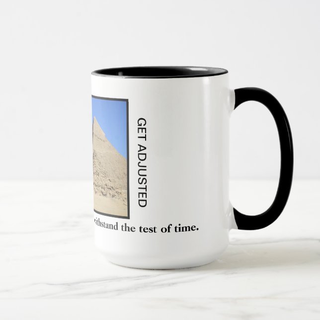 Chiropraktik-Kaffee-Tasse - große Pyramiden von Tasse (Rechts)